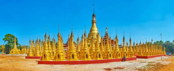 Buddyjski klasztor w Hang si, Taunggyi, Myanmar — Zdjęcie stockowe