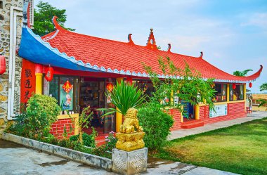 Santichon Çin kültür köyünde çay evi, Tayland