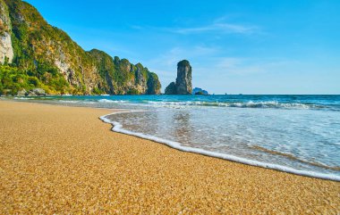 Ao Nang kıyı manzara, Krabi, Tayland