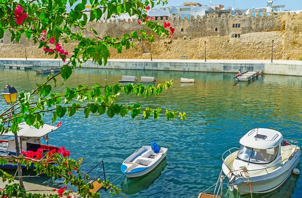 La vista dal bastione di Ksibah, Bizerte, Tunisia — Foto Stock