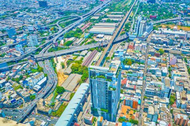 Şehir yollarının labirenti, Bangkok, Tayland