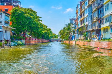 Hızlı khlong gezisi, Bangkok, Tayland