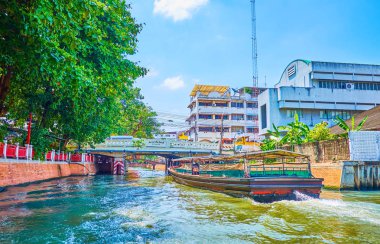Bangkok, Tayland khlong yolcu feribot