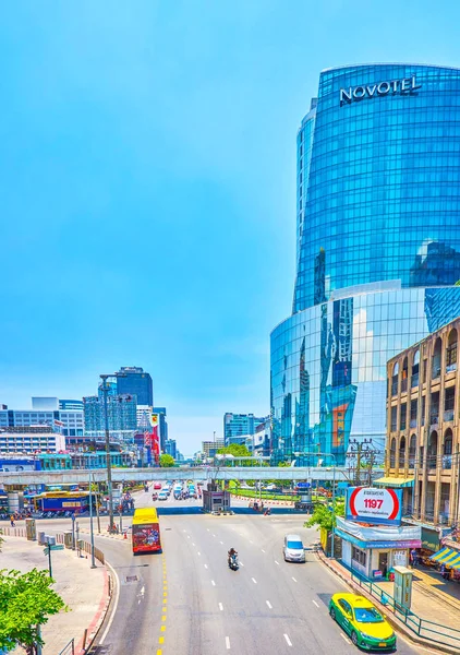 El moderno distrito de Bangkok, Tailandia — Foto de Stock