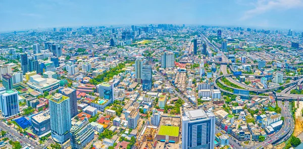 Panorama of modern Bangkok, Thailand — Stock Photo, Image