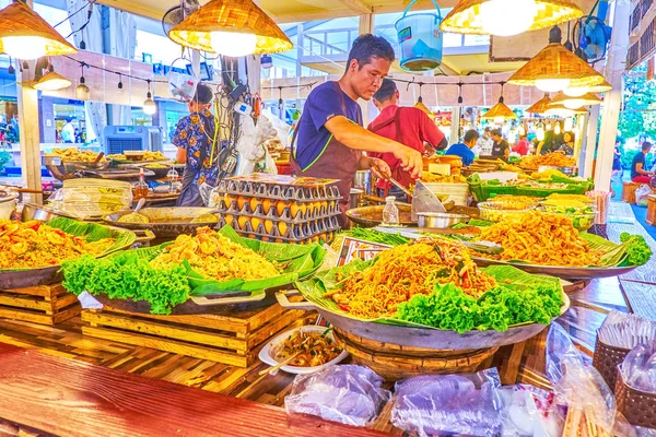 Klasické thajské nudle, Bangkok, Thajsko — Stock fotografie