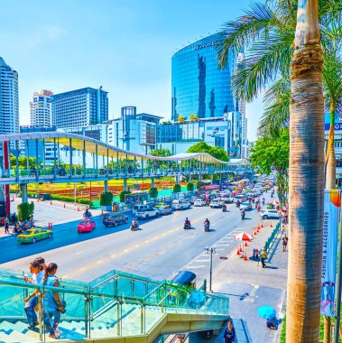 New Town skywalk, Bangkok, Tayland
