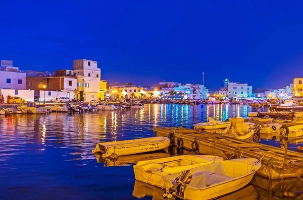 Bizerte, Tunus'un akşam ışıkları