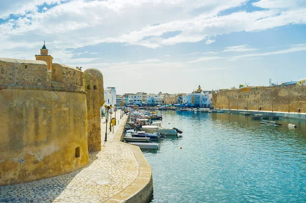 Centro da cidade de Bizerte, Tunísia — Fotografia de Stock