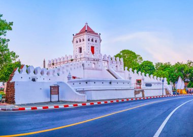 Yol daki eski fort, Bangkok, Tayland