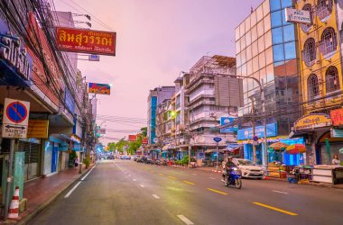 Uyuyan sabah şehri, Bangkok, Tayland