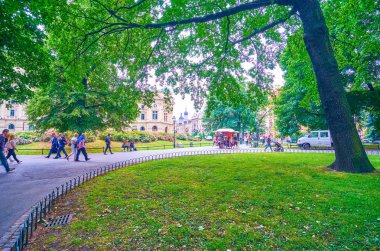 Krakow şehir parkı, Polonya