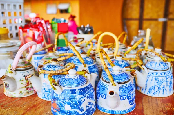 Vintage Çin çaydanlıkları, Santichon, Pai, Tayland