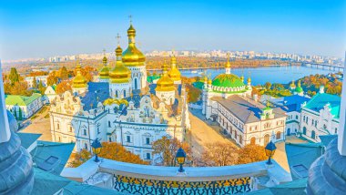 Kiev Pechersk Lavra Panoraması, Ukrayna