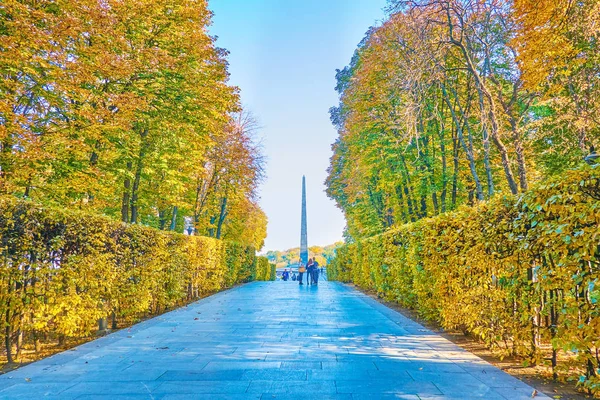 El callejón en Parque de la Gloria Eterna en Kiev, Ucrania —  Fotos de Stock