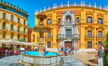 Plaza Obispo Meydanı, Malaga, İspanya