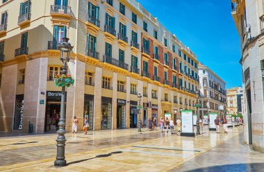 Calle larios Malaga, İspanya