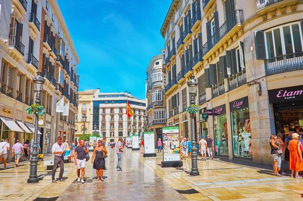 Compras en Málaga, España — Foto de Stock