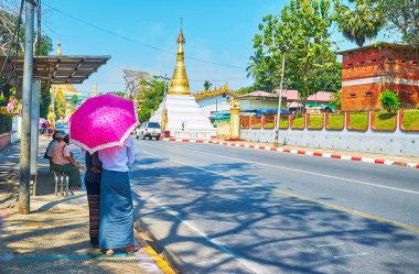 Shwedagon Pagoda Yolu, Yangon, Myanmar