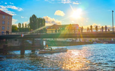 Berlin, Almanya 'da akşam