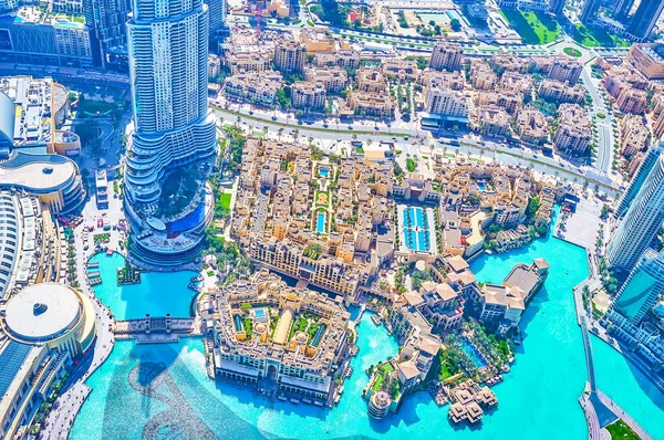 Dubai Emiratos Árabes Unidos Marzo 2020 Isla Ciudad Vieja Moderna — Foto de Stock