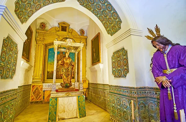 Sanlucar Spain September 2019 Side Chapel Parish Church Our Lady — Stock Photo, Image