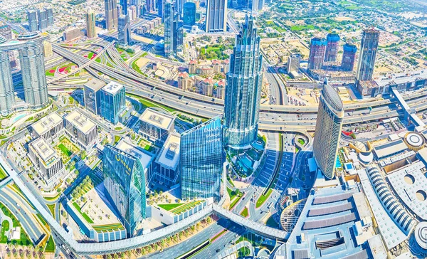 Dubai Оае March 2020 Велика Кількість Сучасних Хмарочосів Робить Дубай — стокове фото