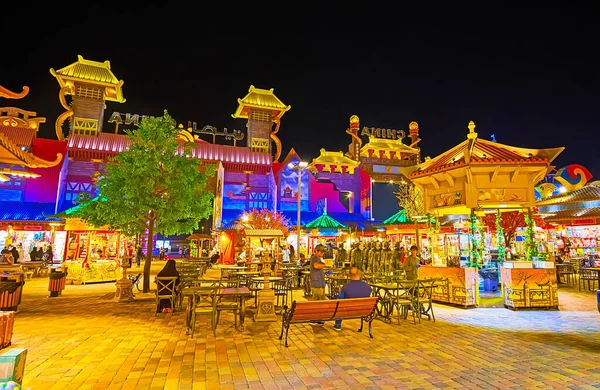 Dubai Uae March 2020 Food Court China Pavilion Global Village — Stock Photo, Image