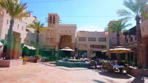 Dubai Eae Március 2020 Arab Stílusú Souk Madinat Jumeirah Piac — Stock videók