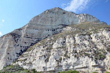 Cape Chirakman büyük beyaz Rock Bulgaristan stok fotoğraf