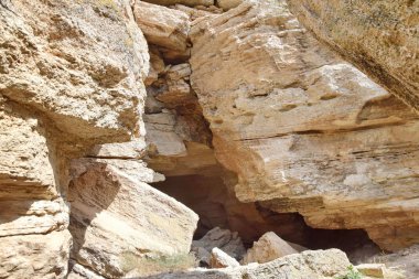 Bulgaristan 'ın Kaliakra Burnu' ndaki Büyük Kayalar