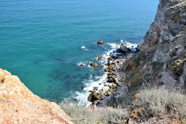 Kaliakra Havsutsikt Och Strand — Stockfoto