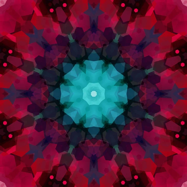 Kaleidoscope Background Gem Colors Vector Illustration — Stock Vector
