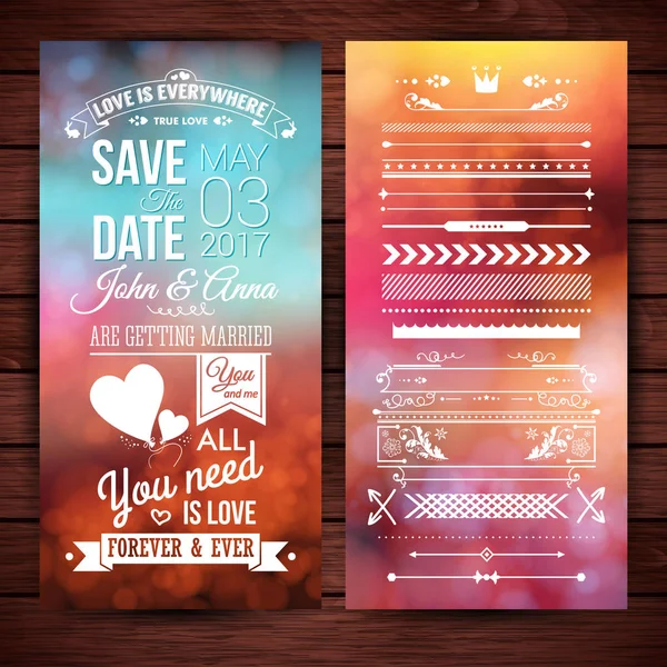 Assorted Texts Love Everywhere Date Getting Married Other Icons Graphics — Stock Vector