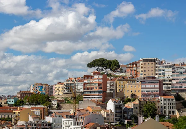 Lizbon Portekiz Üzerinden Panoramik Görünüm — Stok fotoğraf