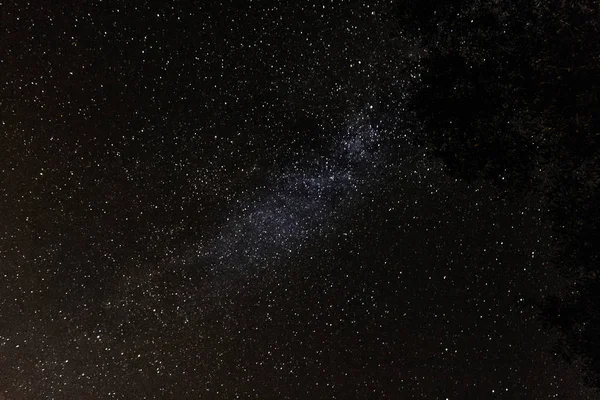 Universo Espacio Disparo Galaxia Vía Láctea Con Estrellas Fondo Cielo — Foto de Stock