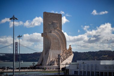 Belem, keşifler Anıtı. Lisbon. Portekiz