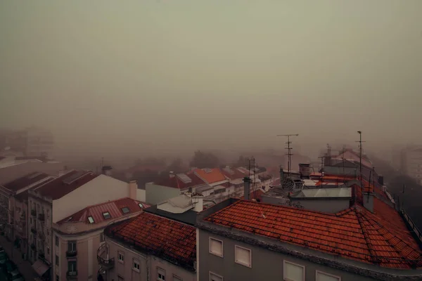 Zdjęcie Mgła Mistyk Lizbonie Portugalia — Zdjęcie stockowe