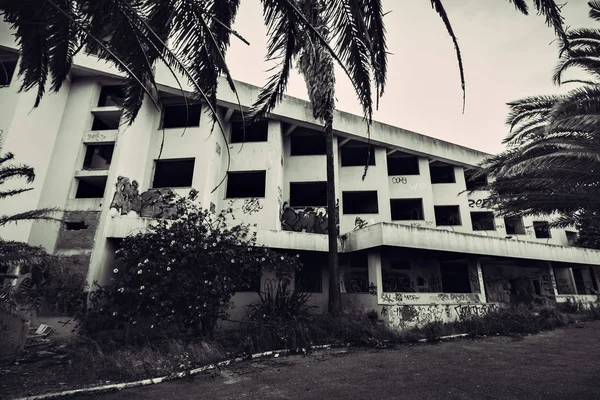 Abandoned Hotel Barcarena Lisbon Portugal — Stock Photo, Image