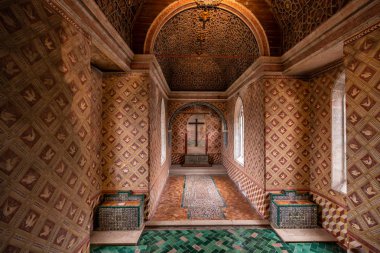 Sintra national palace interior, chapel,Portugal