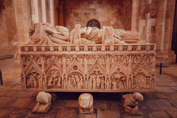 Alcobaca Monastery Tomb Ines Castro Lady Portugal — Stock Fotó