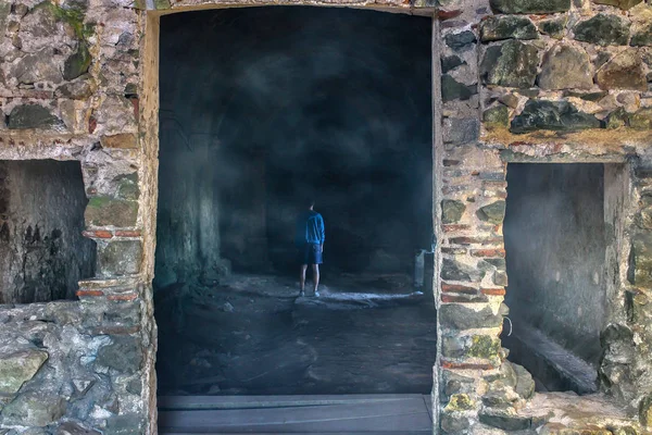 Ett Spöke Inre Sanctuary Peninha Sintra — Stockfoto