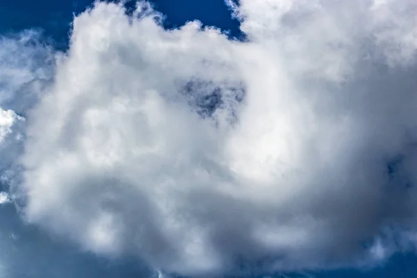 Wolken Met Blauwe Lucht Bewolkt Achtergrond — Stockfoto