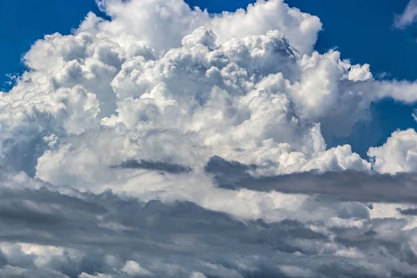 Wolken Met Blauwe Lucht Bewolkt Achtergrond — Stockfoto