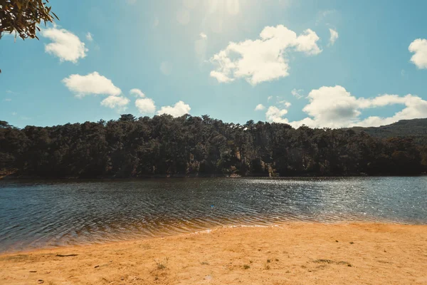 Barragem Mula Uma Barragem Meio Floresta Sintra Portugal — Fotografia de Stock