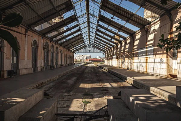 Vecchia Stazione Ferroviaria Barreiro Lisbona Portogallo — Foto Stock