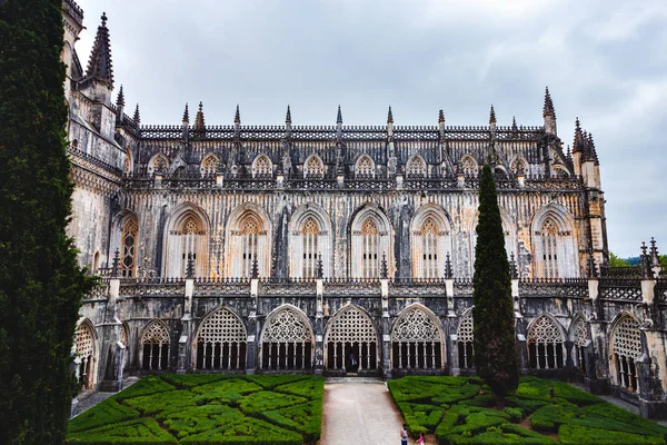 バタルハ修道院 マヌエリン様式 バタルハ ポルトガル — ストック写真