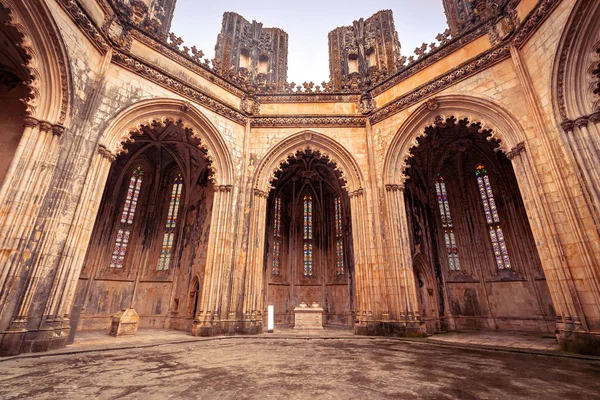 Monasterio de Batalha, estilo manuelino, Batalha, Portugal — Foto de Stock