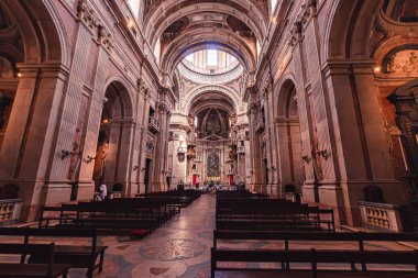 Mafra, bölge Lizbon, Portekiz Mafra manastır. Bir anıt Sarayı ve manastır oluşur