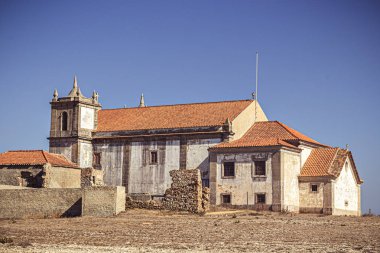 Cabo Espichel, Cape üzerine inşa edilmiş eski manastır, Sesimbra, Portekiz